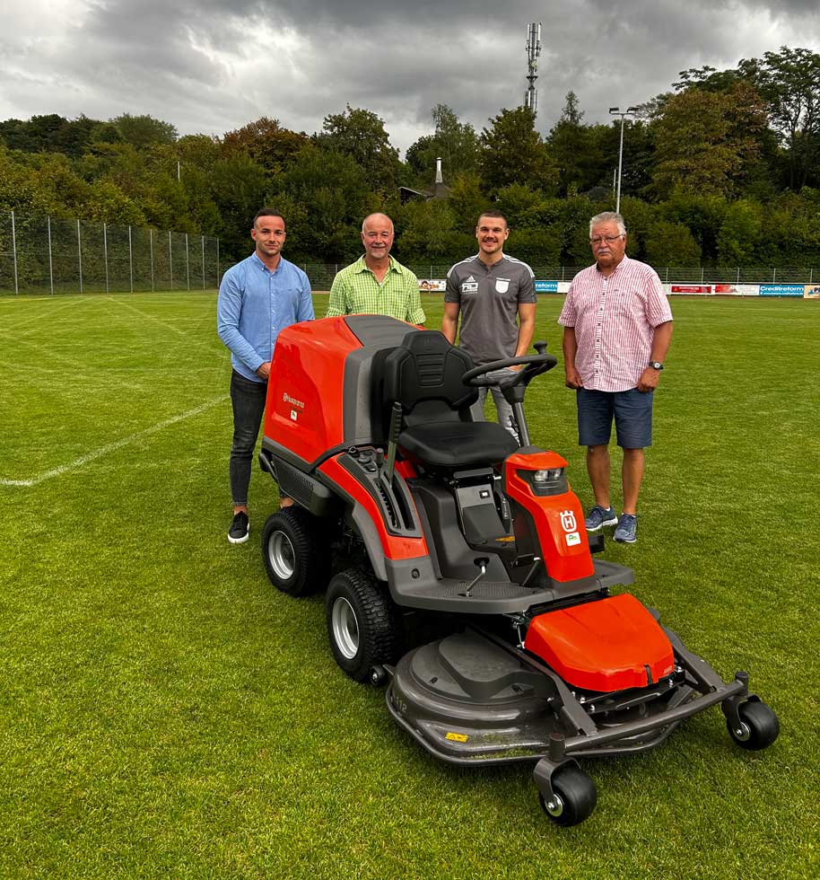 Der neue Aufsitzmäher